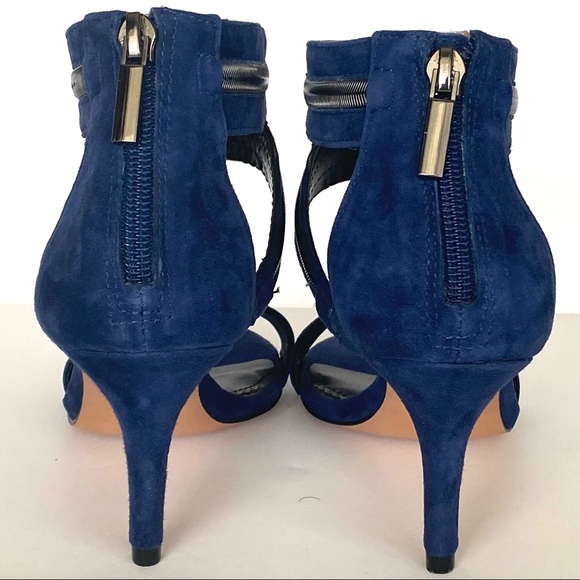 Pour La Victoire Belz Suede Dress Heels Sandals - Picture 11 of 16